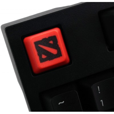 Dota 2 PBT Keycap (Black on Red)